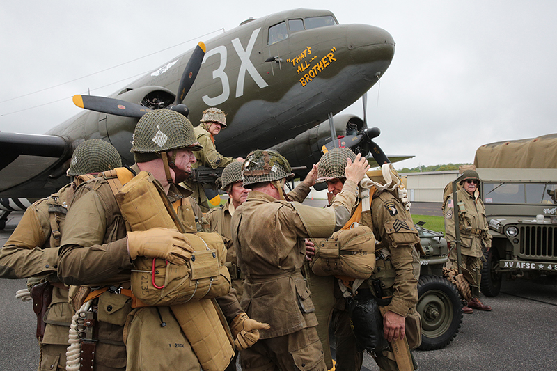 D-Day Dakotas and WWII Re-enactors : Richard Moore : Photographer : Photojournalist